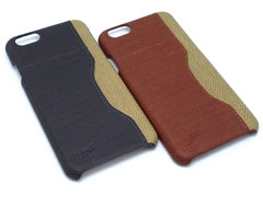 カードポケット付 レザーシェルカバー 